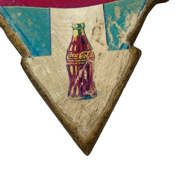 Coca-Cola Vintage Reproduction Advertising Signs On Wire Hangers Set of 2 - Picture 5 of 10